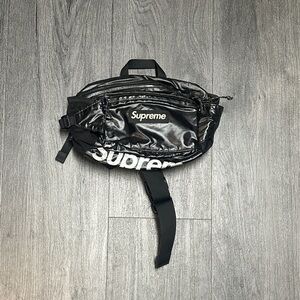 Supreme Black Waist Bag